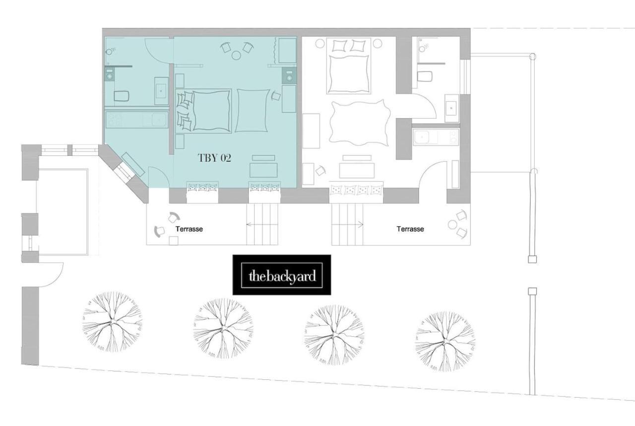 Exklusive Designferienwohnung The Backyard Tby 02 Trier Exterior foto